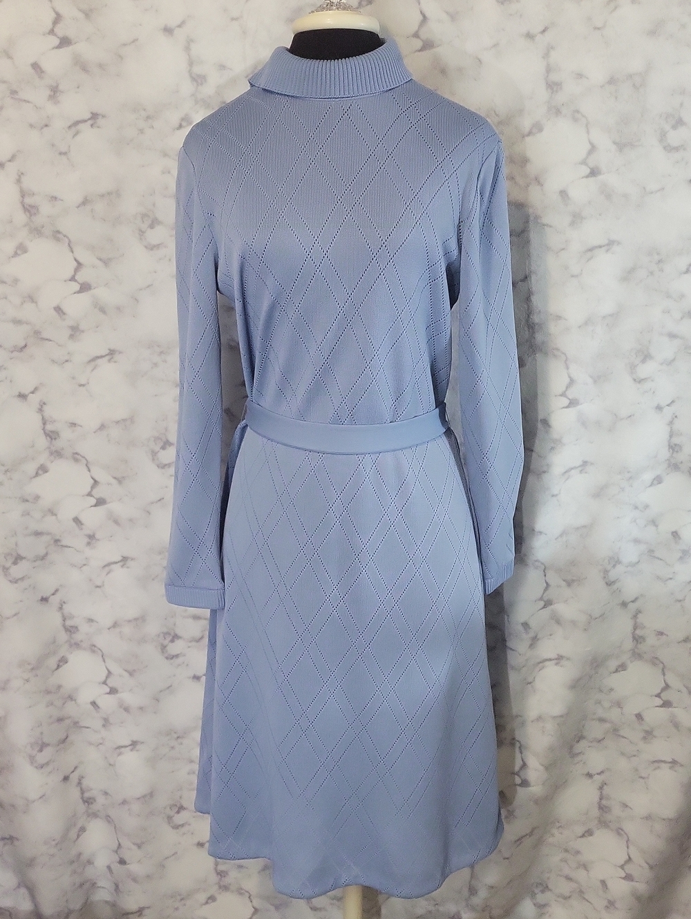 1960's Cornflower Blue A-Line Dress